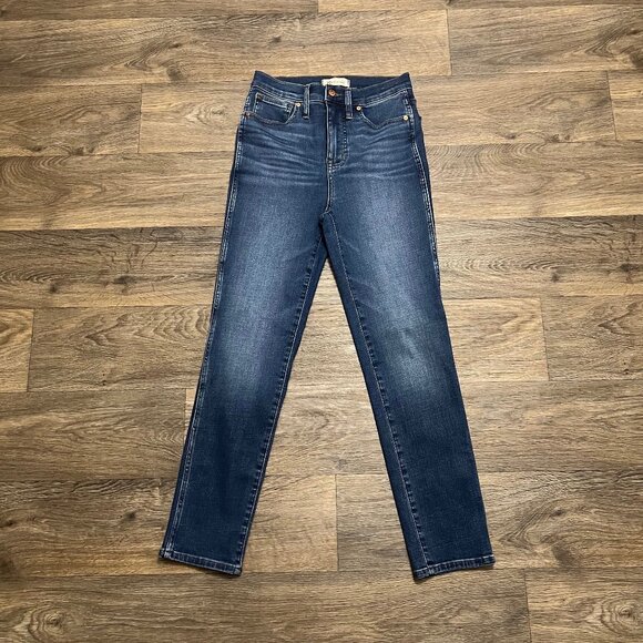 NEW Madewell Stovepipe Jeans in Pendleton Wash Size 27 - Picture 3 of 6